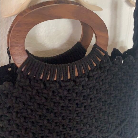 Black crochet purse - Picture 10 of 10